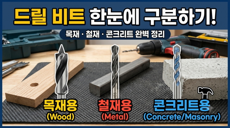 3가지 드릴비트(목재·철재·콘크리트 비트) 구분법 8 drillbeat