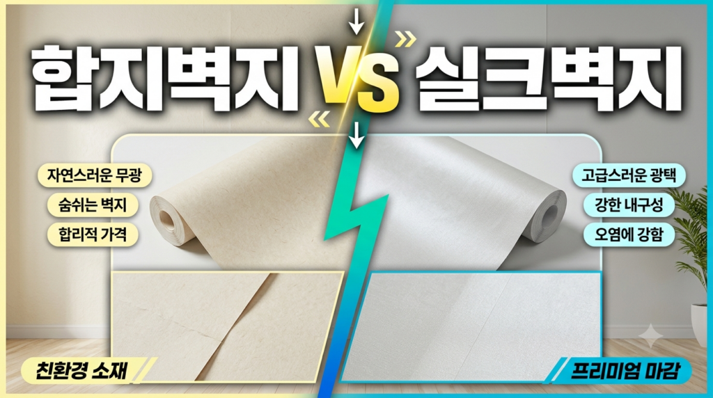 합지벽지 vs 실크벽지, 반려동물 있는집 벽지 선택 고민 1 합지벽지와 실크벽지